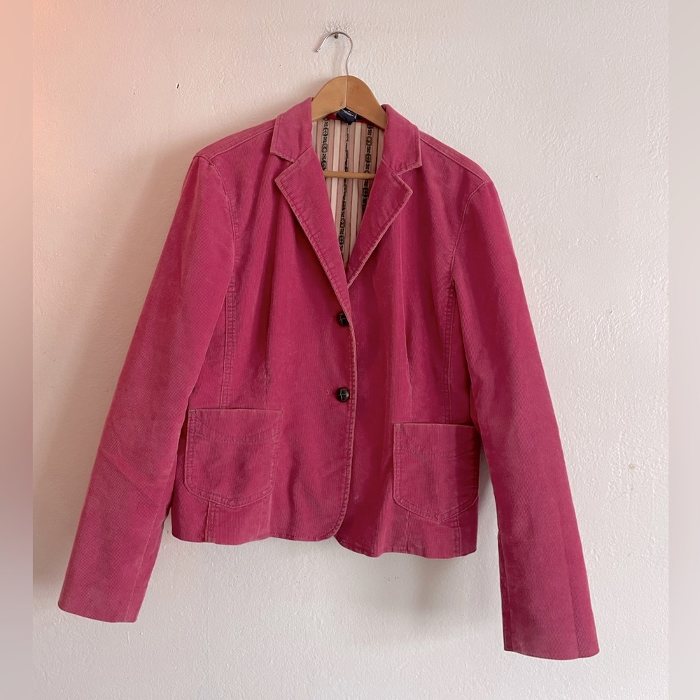 GAP Vintage Y2K Hermione Granger Corduroy Two Button Blazer